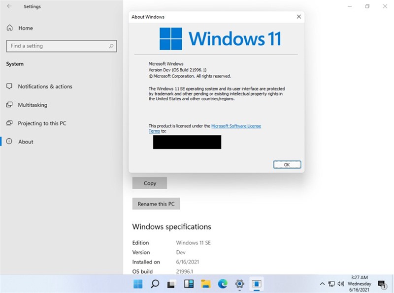 又一款Windows11将要发布 微软Windows11SE版本曝光