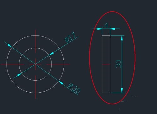 CAD2018怎么绘制平垫圈 CAD2018绘制平垫圈教程